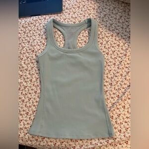 Alo Light Blue Racerback Tank Top